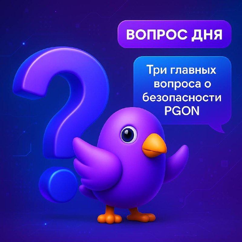 Три важных вопроса о безопасности кошелька PGON
